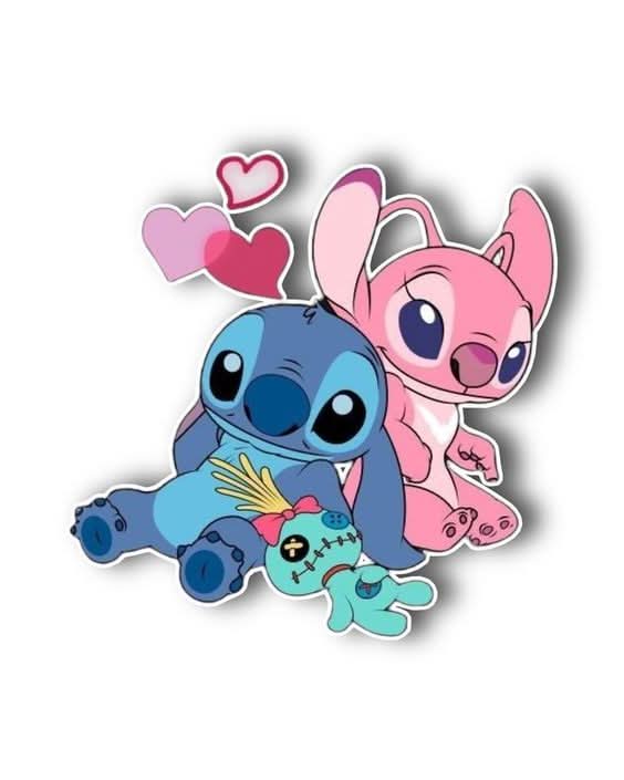 Imagine comestibila, vafa sau icing, format A4, Lilo and Stitch Imagini comestibile Nati Shop