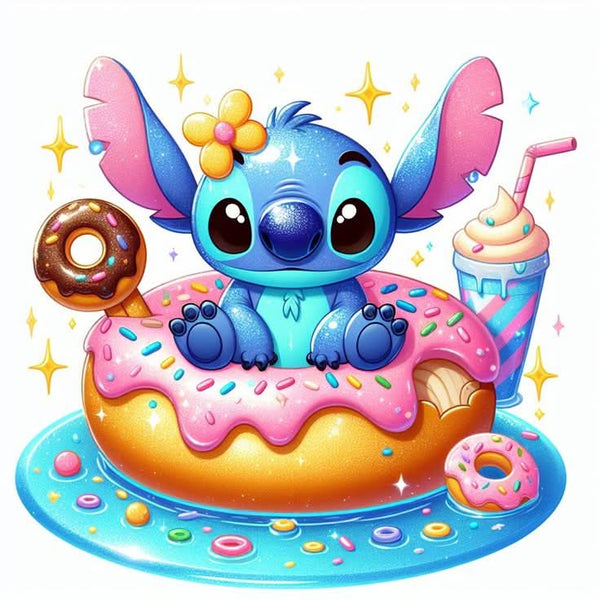 Imagine comestibila, vafa sau icing, format A4, Lilo and Stitch Imagini comestibile Nati Shop