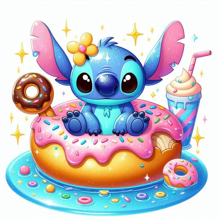 Imagine comestibila, vafa sau icing, format A4, Lilo and Stitch Imagini comestibile Nati Shop
