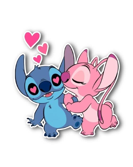 Imagine comestibila, vafa sau icing, format A4, Lilo and Stitch Imagini comestibile Nati Shop