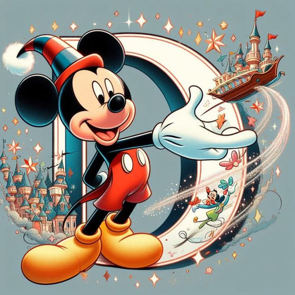 Imagine comestibila, vafa sau icing, format A4, Mickey Mouse Imagini comestibile Nati Shop