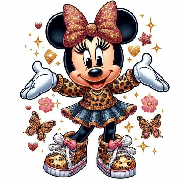 Imagine comestibila, vafa sau icing, format A4, Minnie Mouse Imagini comestibile Nati Shop