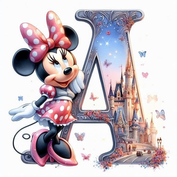 Imagine comestibila, vafa sau icing, format A4, Minnie Mouse Imagini comestibile Nati Shop