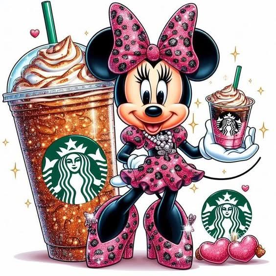 Imagine comestibila, vafa sau icing, format A4, Minnie Mouse Imagini comestibile Nati Shop