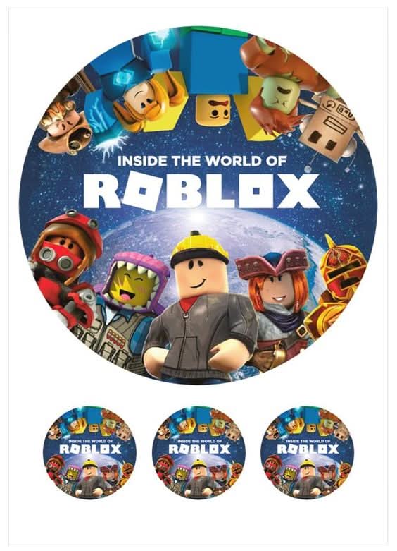 Imagine comestibila, vafa sau icing, format A4, Roblox Imagini comestibile Nati Shop