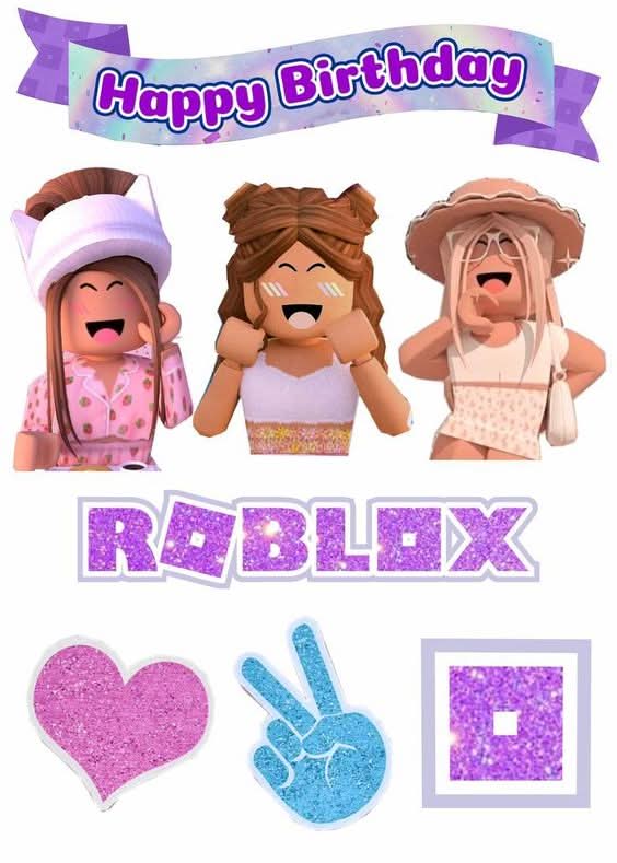 Imagine comestibila, vafa sau icing, format A4, Roblox Imagini comestibile Nati Shop