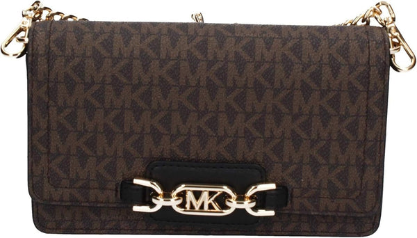 Michael Kors Women Sm Phn CHN Xbody Bag, Brown/Blk Genti Femei Naty Shop Titlu implicit