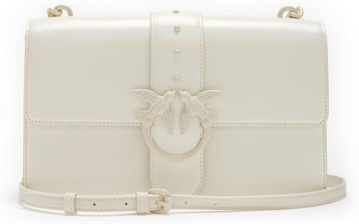 Pinko Ladies lieben einen klassischen CL -Naplack -Farbblockbeutel