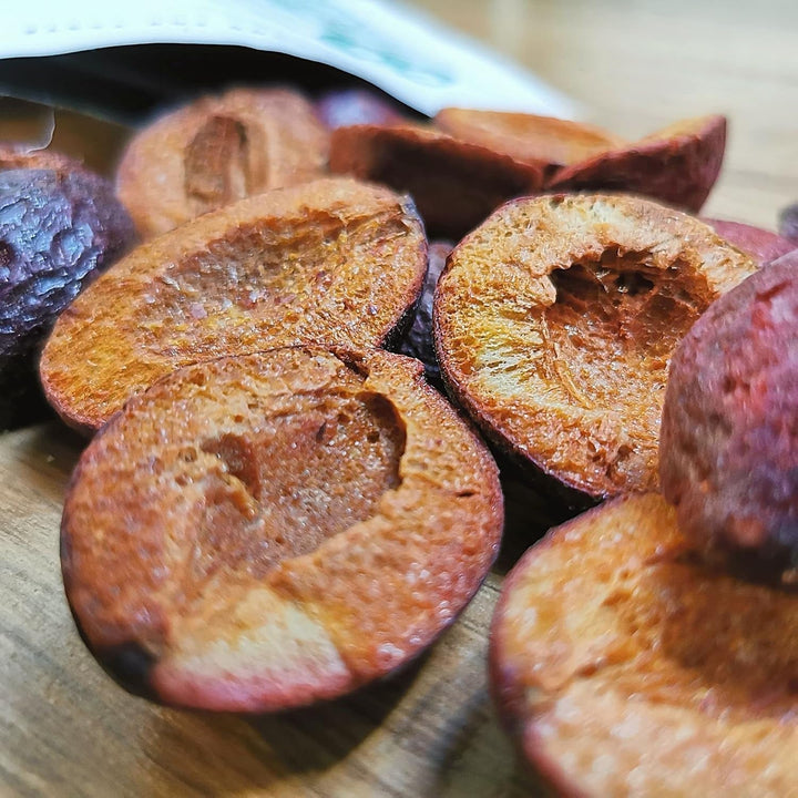 Prune liofilizate | Prune liofilizate 100% naturale | Fără zahăr adăugat Dulciuri liofilizate sănătoase | Prune liofilizate Fructe liofilizate Fructe liofilizate ZingyZoo Produse deshidratate Magazinul meu
