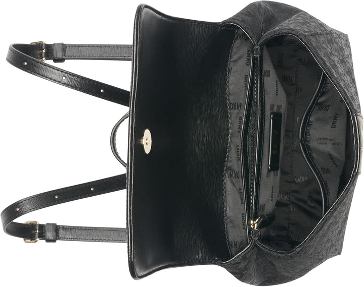 Rucsac de zi cu zi pentru femei DKNY, negru logo/negru Genti Femei Naty Shop