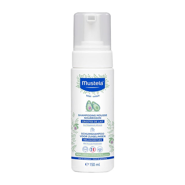 Șampon mousse pentru cruste de lapte, păr, bebeluși, copii, întreaga familie - Ajută la îndepărtarea crustă de lapte, curățare delicată, fără usturime (150ml) Copii - Baie si Skincare Naty Shop 150 Ml (1 pachet)