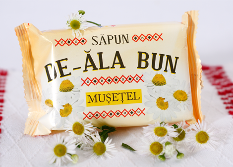 Sapun solid De-Ala Bun, musetel, 90 g Cosmetica Hoteliera Naty Shop
