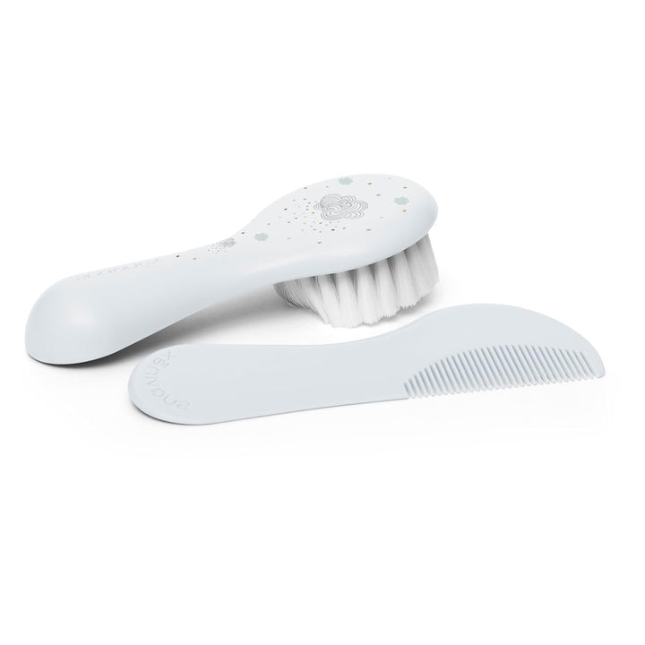 Suavinex 3162384 Pieptene cu perie, albastru Copii - Baie si Skincare Naty Shop Titlu implicit